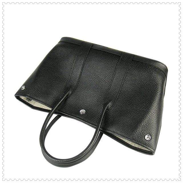 Hermes Garden Party black handbags